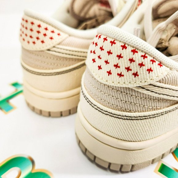 Nike Dunk Low Retro SE Men's DV0834-100 Light Orewood Brown Ivory - Picture 6 of 8